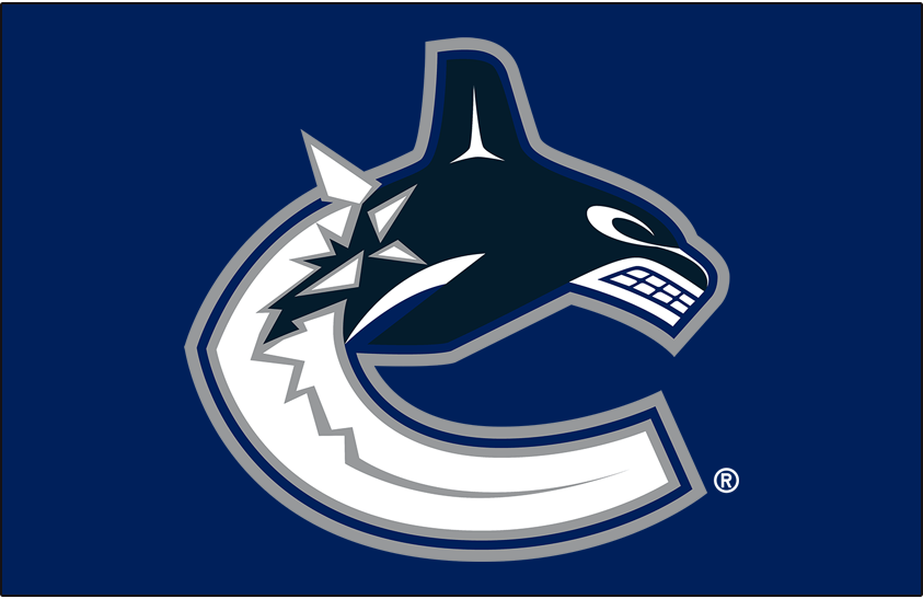 Vancouver Canucks 2019-Pres Primary Dark Logo iron on heat transfer